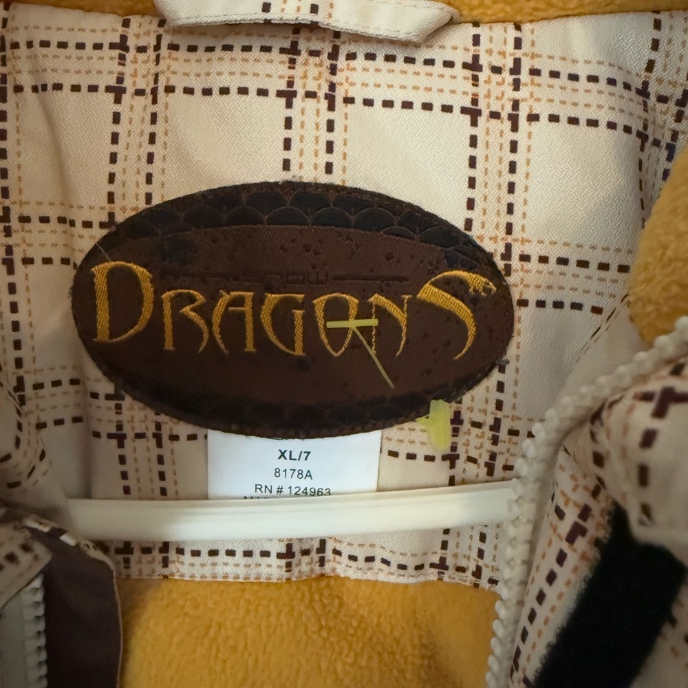 Snow dragons boys ski jacket XL 7 - Picture 3 of 10